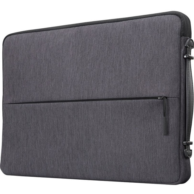 Lenovo - Urban Carrying Case (Sleeve) for 14" Notebook - Water Resistant, Drop Resistant, Scratch Resistan - Charcoal Gray
