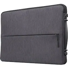 Front. Lenovo - Lenovo Urban Carrying Case (Sleeve) for 14" Notebook - Charcoal Gray - Water Resistant, Drop Resistant, Scratch - Charcoal Gray.