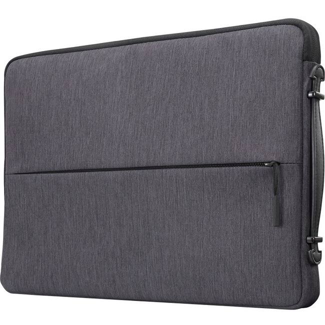 Lenovo - Urban Carrying Case (Sleeve) for 14" Notebook - Water Resistant, Drop Resistant, Scratch Resistan - Charcoal Gray