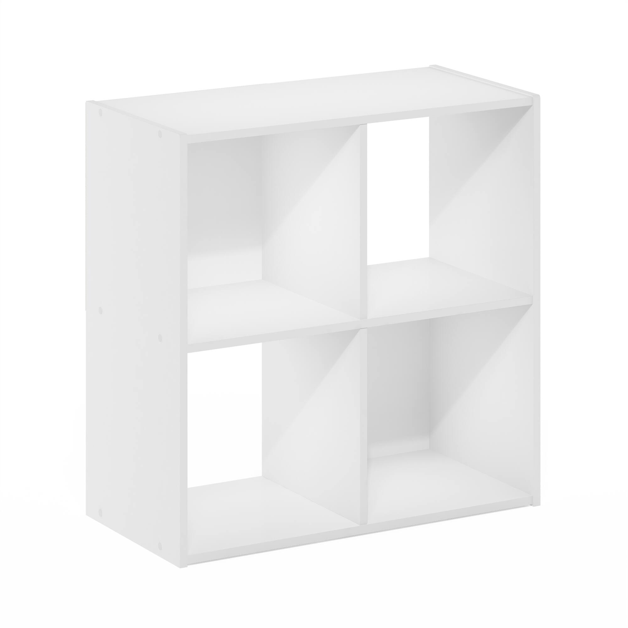 Front. Furinno - Pelli Cubic Storage Cabinet, 2x2 - White.