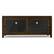 Left. Simpli Home - Cosmopolitan 48W Low TV Stand with Sliding Glass Doors - Mahogany Brown.