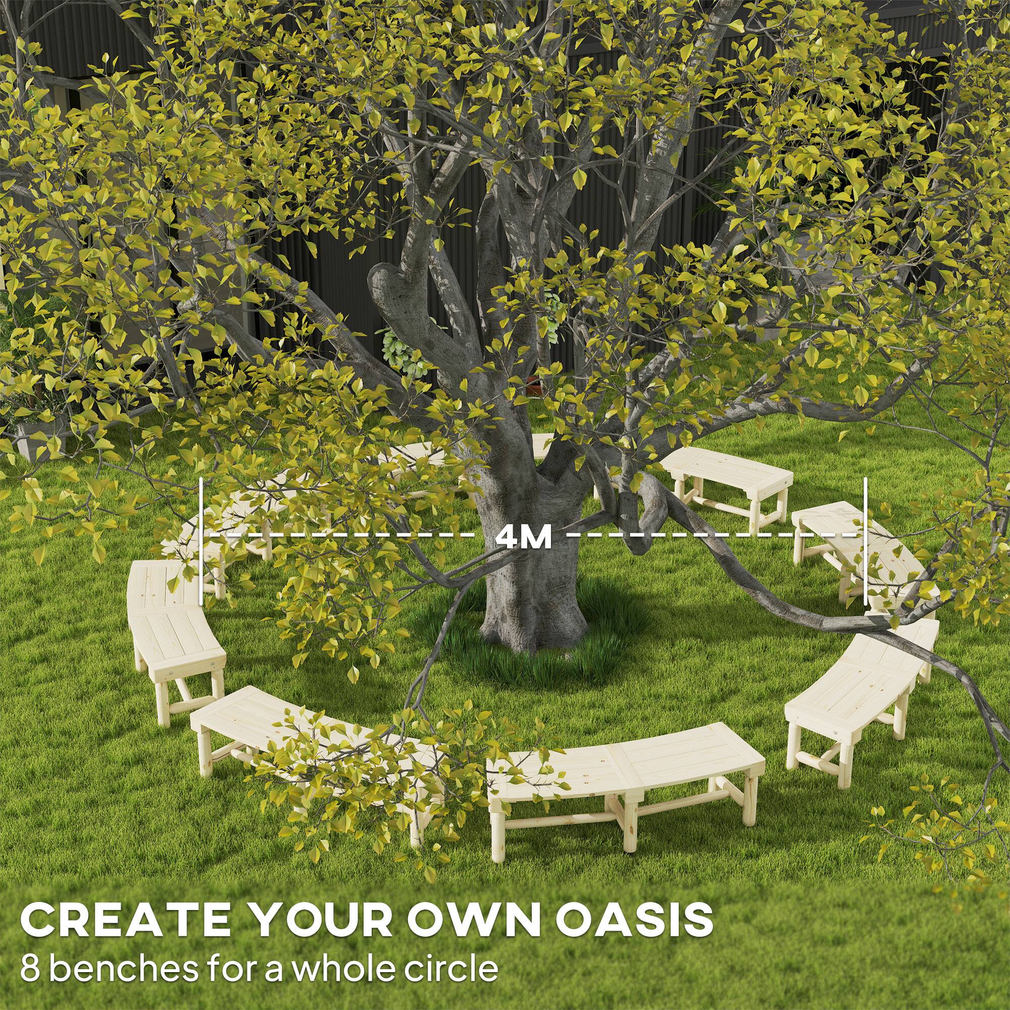 4M CREATE YOUR OWN OASIS 8 benches for a whole circle