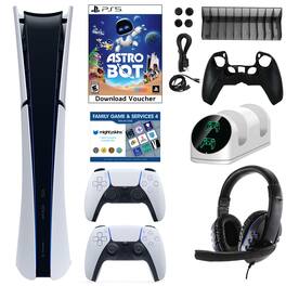PS5 Digital Astrobot Console with Accessories Kit, Voucher & Extra Dualsense Controller - PlayStation 5