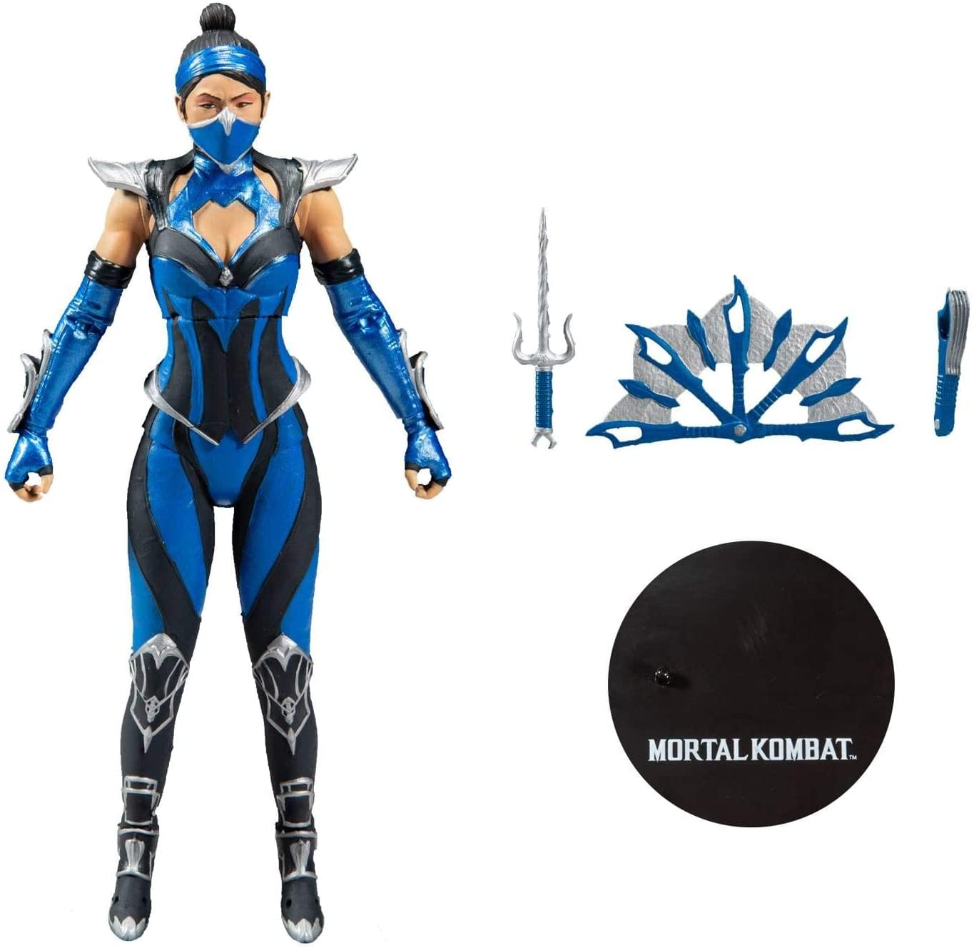 Alt View 1. McFarlane Toys - Mortal Kombat 11 McFarlane Toys 7 Inch Action Figure | Kitana - Blue.