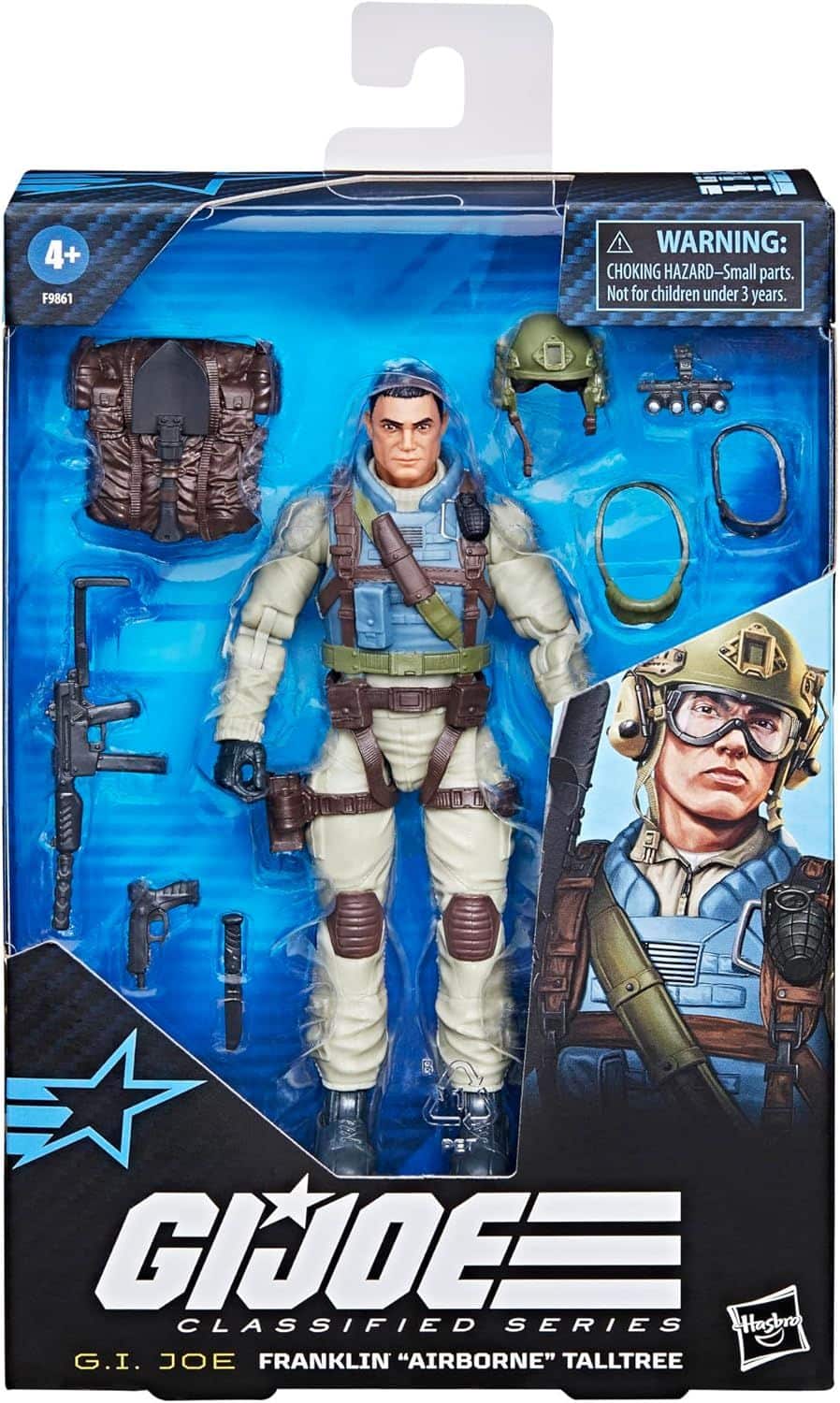 Hasbro - G.I. Joe Classified Series #115, Franklin Airborne Talltree, Collectible 6 Inch