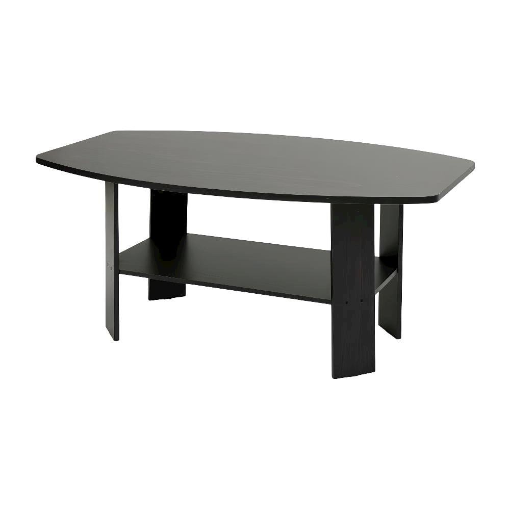 FurniFact - Coffee Table with Minimalist Design and Sturdy Wood Construction - Espresso