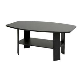FurniFact - Coffee Table with Minimalist Design and Sturdy Wood Construction - Espresso