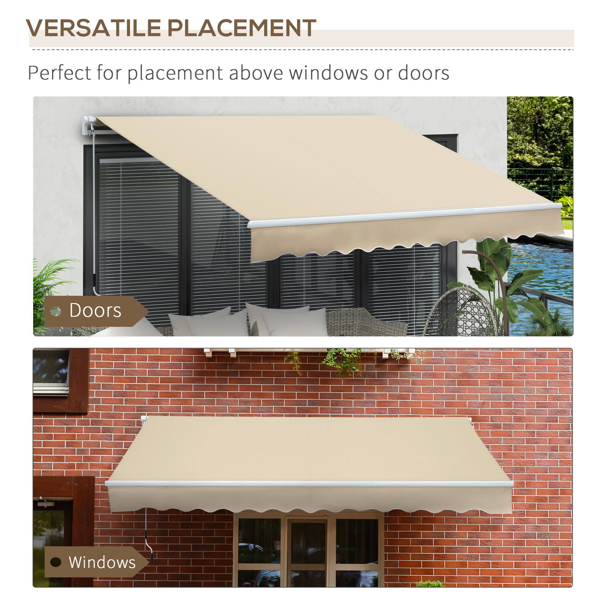 VERSATILE PLACEMENT
Perfect for placement above windows or doors
Doors
Windows
