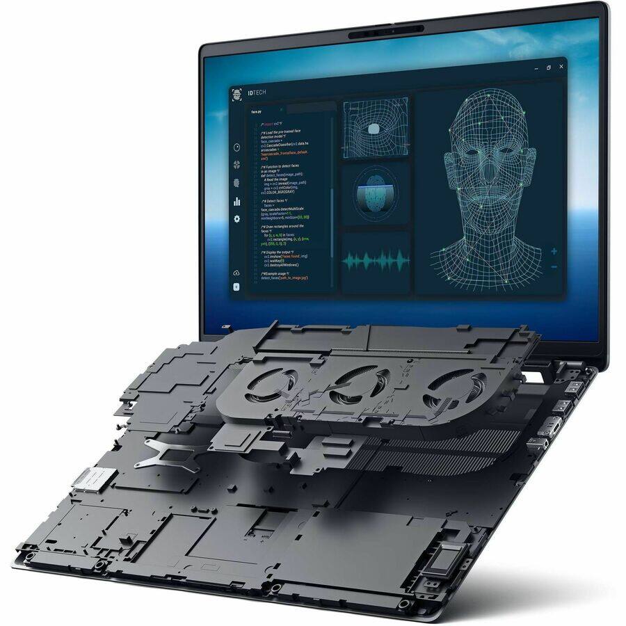 Alt View 5. Dell - Dell Pro Max Plus MB18250 18" Mobile Workstation - QHD+ - 120 Hz - Intel Core Ultra 9 285HX - vPro Technology - Intel - Magnetite.