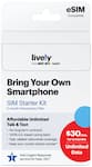Lively® - Lively SIM/eSIM – 3 Months of Service – Unlimited Data, Unlimited Talk and Text - Gold
