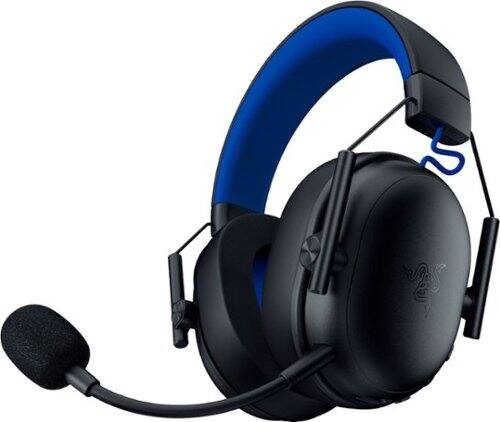 Razer - BlackShark V3 X HyperSpeed Wireless Over-the-Ear Gaming Headset for PlayStation, PC, Mac, Nintendo Switch, Smartphone - Black