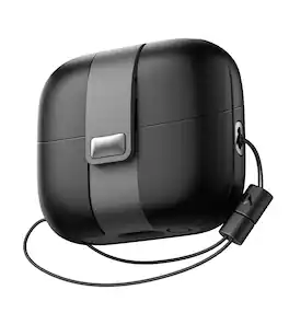 SURITCH - Case for Samsung Galaxy Buds 3 Pro (2024) / Buds 3 (2024) / Buds 3 FE (2025) (Charging Case & Earphones Not Included) - Black