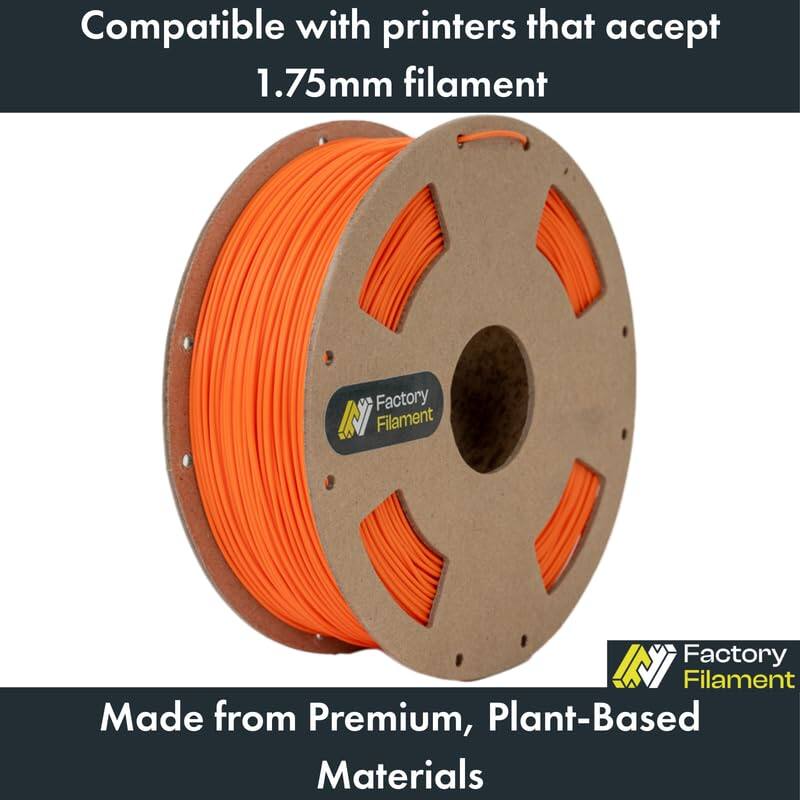 Compatible with printers that accept 1.75mm filament

Made from Premium, Plant-Based Materials