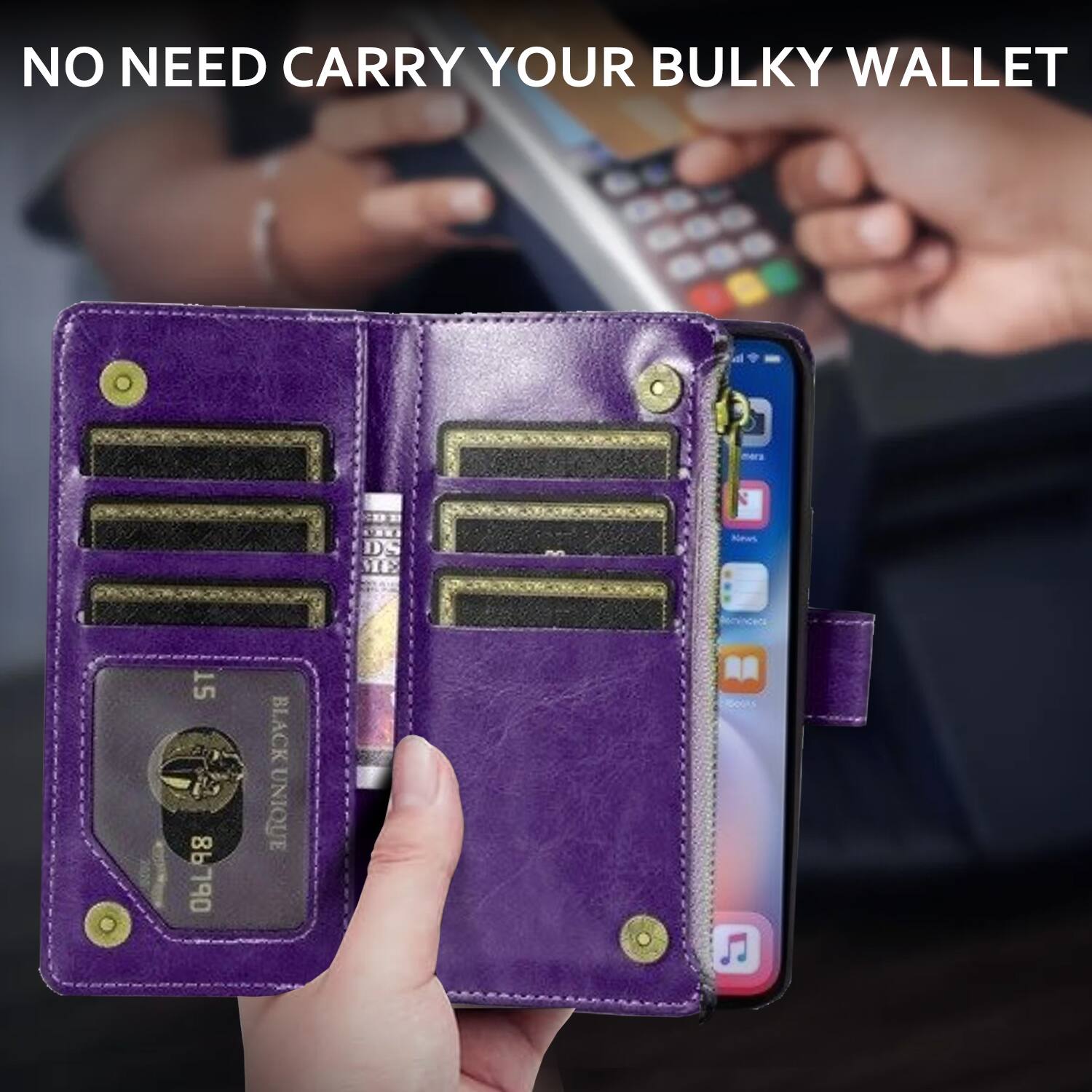 NO NEED CARRY YOUR BULKY WALLET

DS
News
15 98 06L9

BLACK UNIQUE