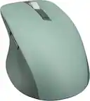 Front. ASUS - Wireless SmartO Mouse Silent Plus – Dual Mode (BT/2.4GHz), up to 3 Devices, Ergonomic, 4200 DPI - Green Tea Latte.