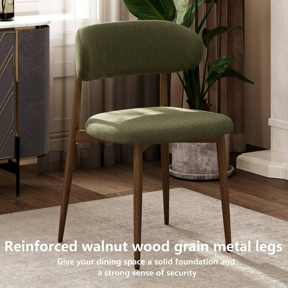 Reinforced walnut wood grain metal legs  
Give your dining space a solid foundation and a strong sense of security