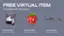 FREE VIRTUAL ITEM Included with Purchase April Virtual Item Cyber Neko Headgear May Virtual Item Manic Strawberry Head June Virtual Item Looping Melody Staff
