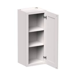 Boyel Living - 15-in W x 36-in H x 12-in D Shaker RTA Kitchen Wall Cabinet with Soft-Close Doors - Glacier White
