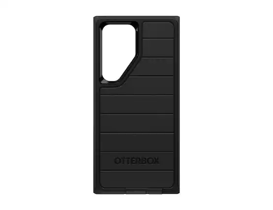 Front. OtterBox - OtterBox Defender Pro Series Case and Holster for Samsung Galaxy S23 Ultra - Black.