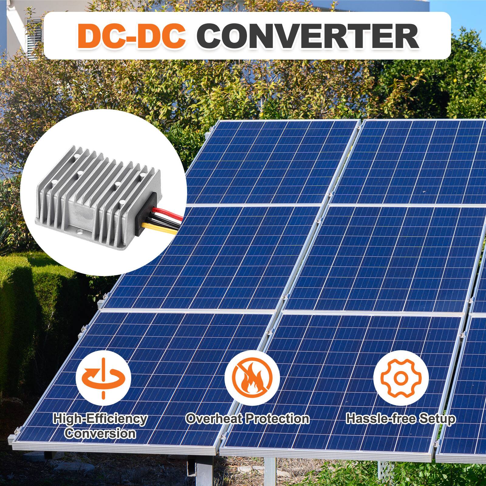 DC-DC CONVERTER

- High-Efficiency Conversion
- Overheat Protection
- Hassle-free Setup