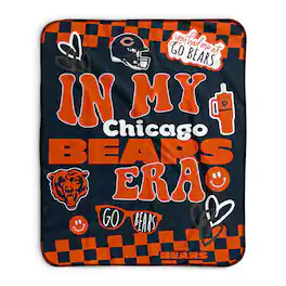 Pegasus - Chicago Bears 50" x 60" In My Era Fleece Blanket - Multicolor