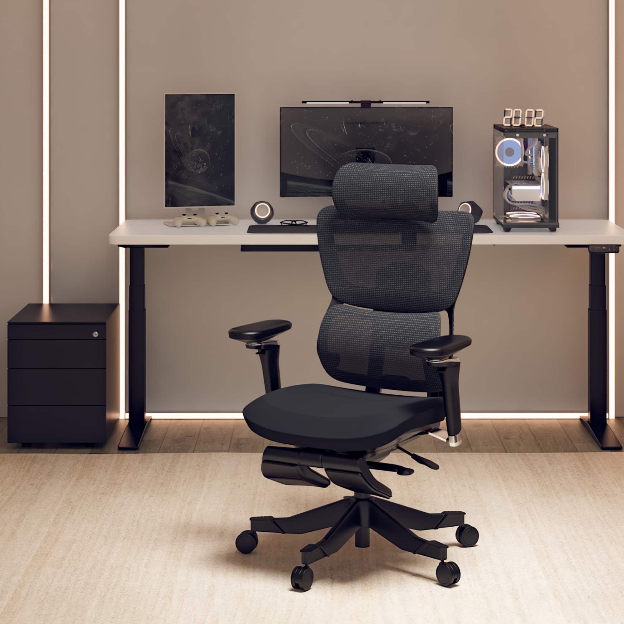 FlexiSpot C7 Max Series Premium Ergonomic Foam Seat Office Chair