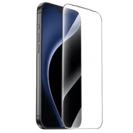 Front. hoco. - Bear Shield Corning Glass Screen Protector for Apple iPhone 17 Pro, 2 Pack - Clear.