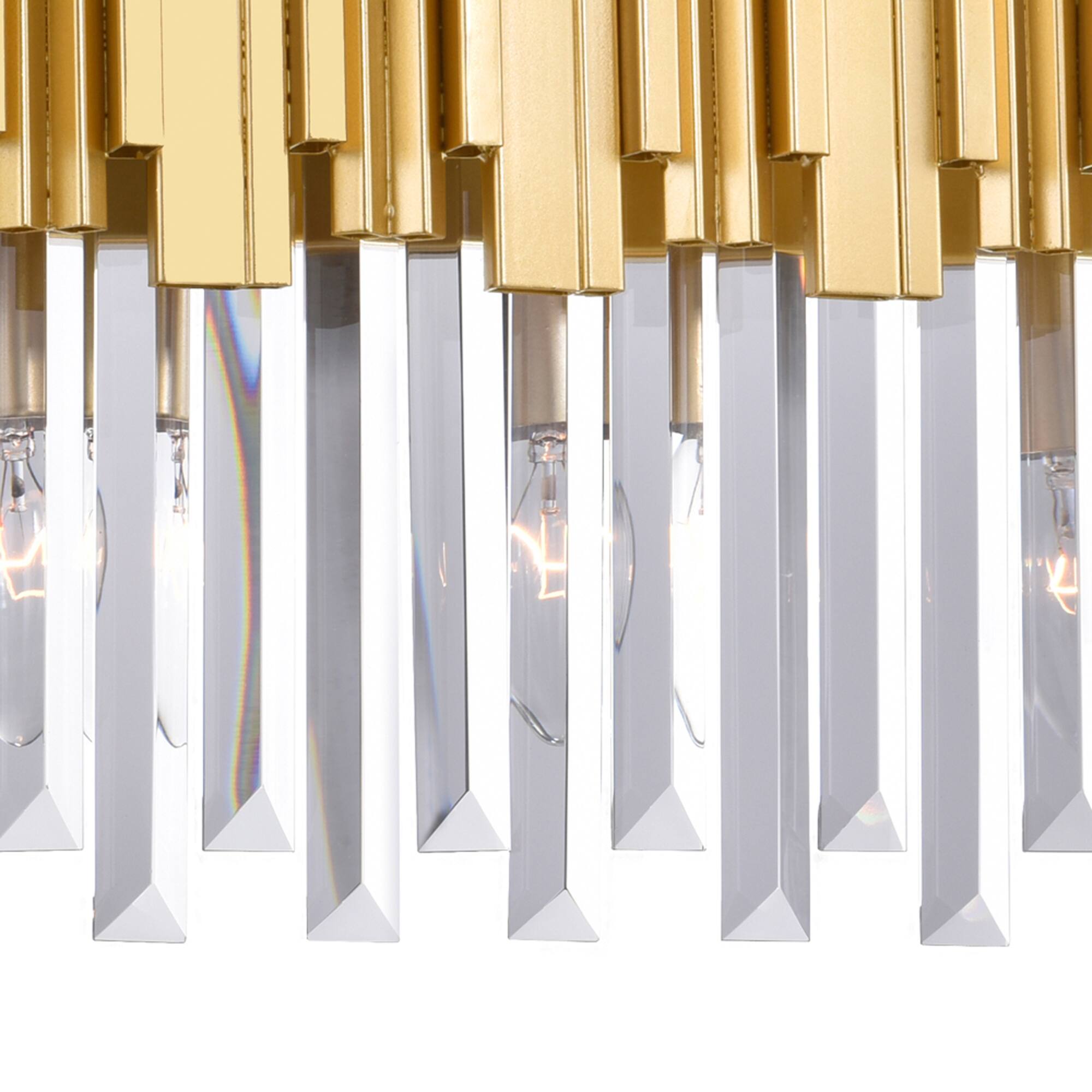 Back. CWI Lighting - Deco 3 Light Vanity Light With Medallion Gold Finish - Medallion Gold.