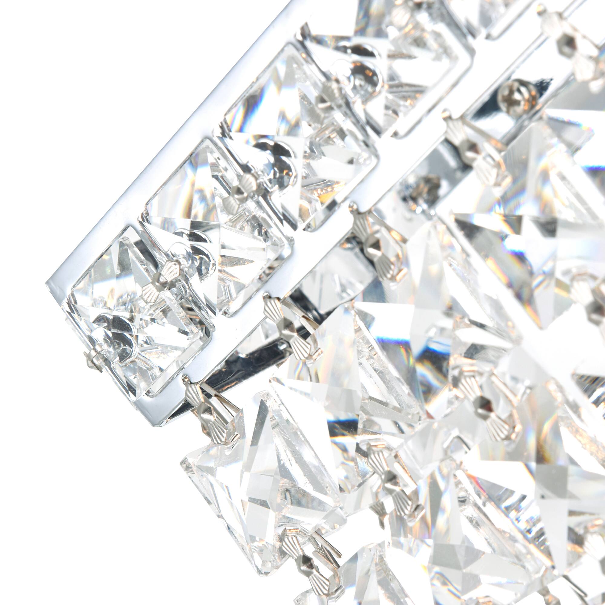 Back. CWI Lighting - Colosseum 4 Light Wall Sconce With Chrome Finish - Chrome.