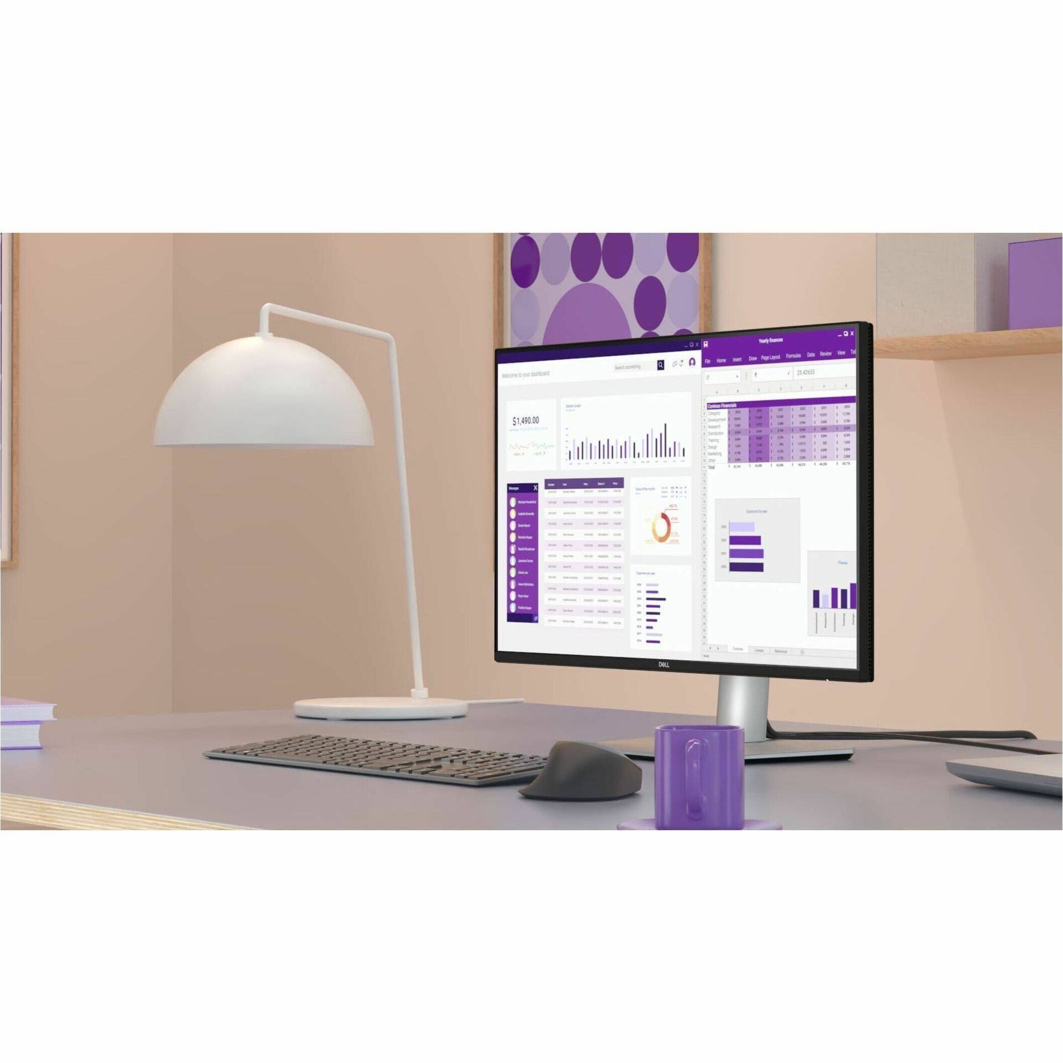 Alt View 21. Dell - Pro Plus 27" IPS LED 100Hz Monitor (USB, HDMI) - Black, Silver, Dual Color.