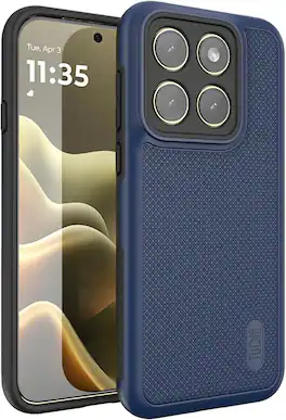 TUDIA - Merge Case for Motorola Edge 2026 (5G) – Rugged Dual-Layer Protective Phone Case - Indigo Blue