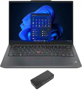 Lenovo - ThinkPad E14 G5 Laptop 14.0 WUXGA (Intel i7-1355U, 16GB DDR4, 1TB M.2 PCIe SSD, Intel Iris Xe, Win 11 Pro) - Black