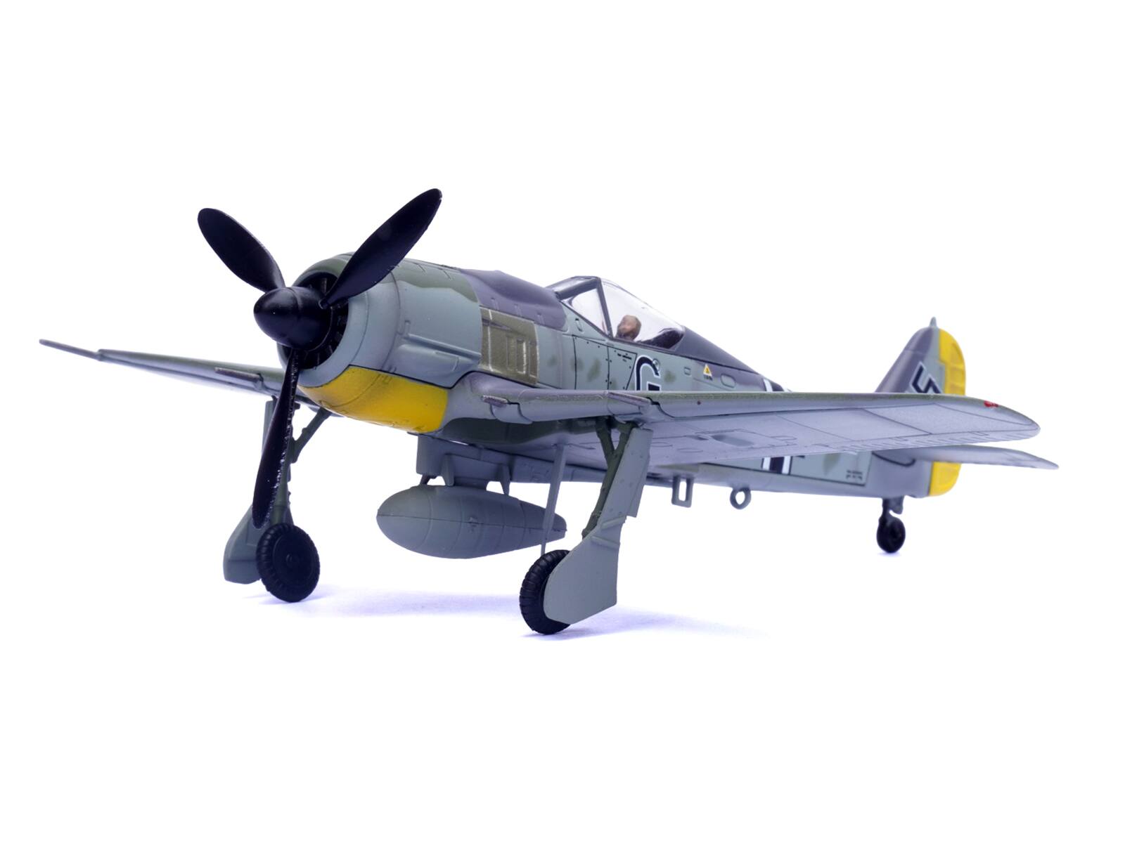 Alt View 1. Legion - Focke-Wulf Fw 190A Aircraft "Stab/JG 26 Schlageter, France" (1942) German Luftwaffe 1/72 Diecast Model by Legion.