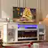 Alt View 4. Bestier - Electric Fireplace TV Stand for TVs up to 80" - White.