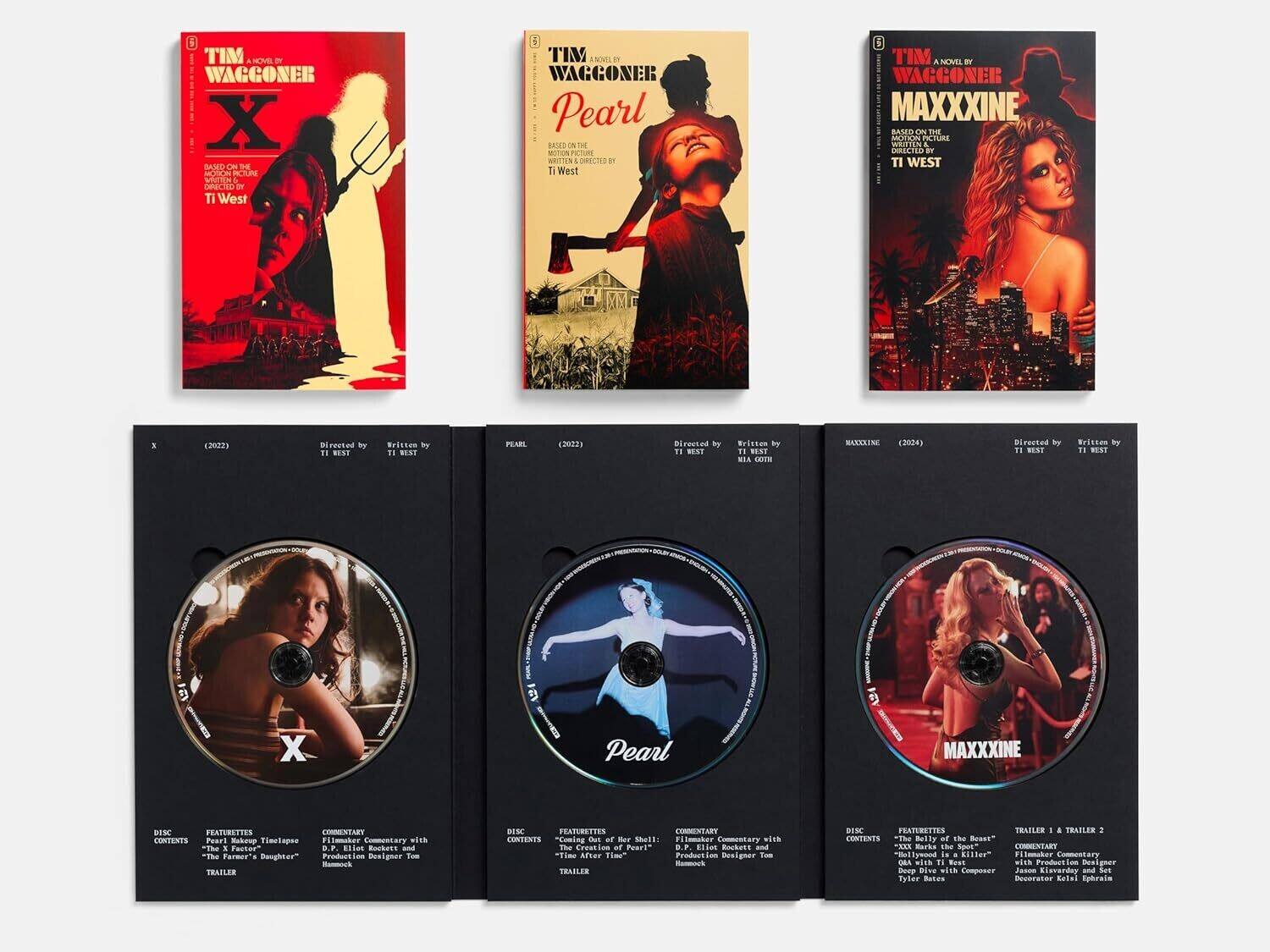 Alt View 1. The X Trilogy (X / Pearl / MaXXXine)   - 4K Blu-Ray.