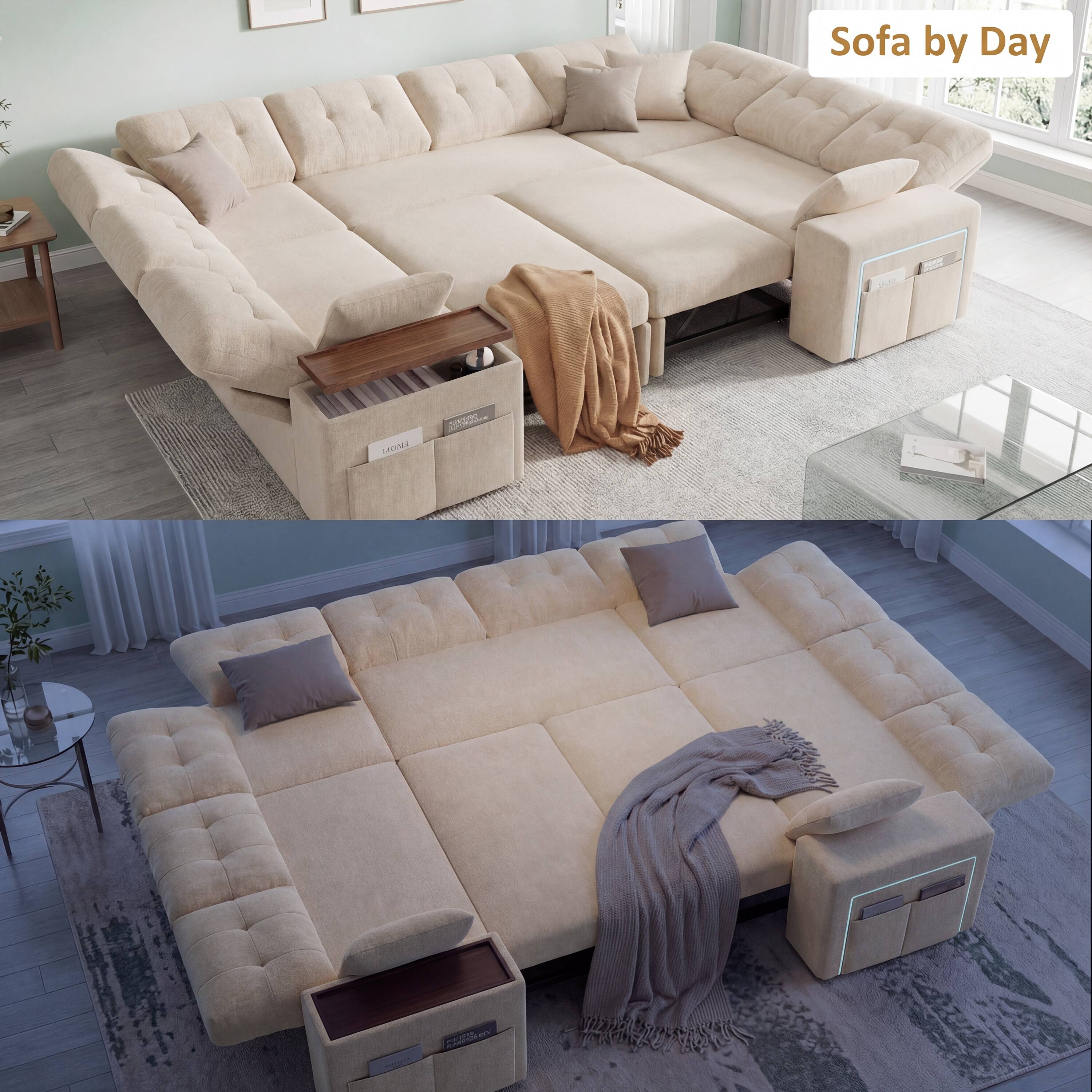 Sofa by Day LUNE - 2L C
