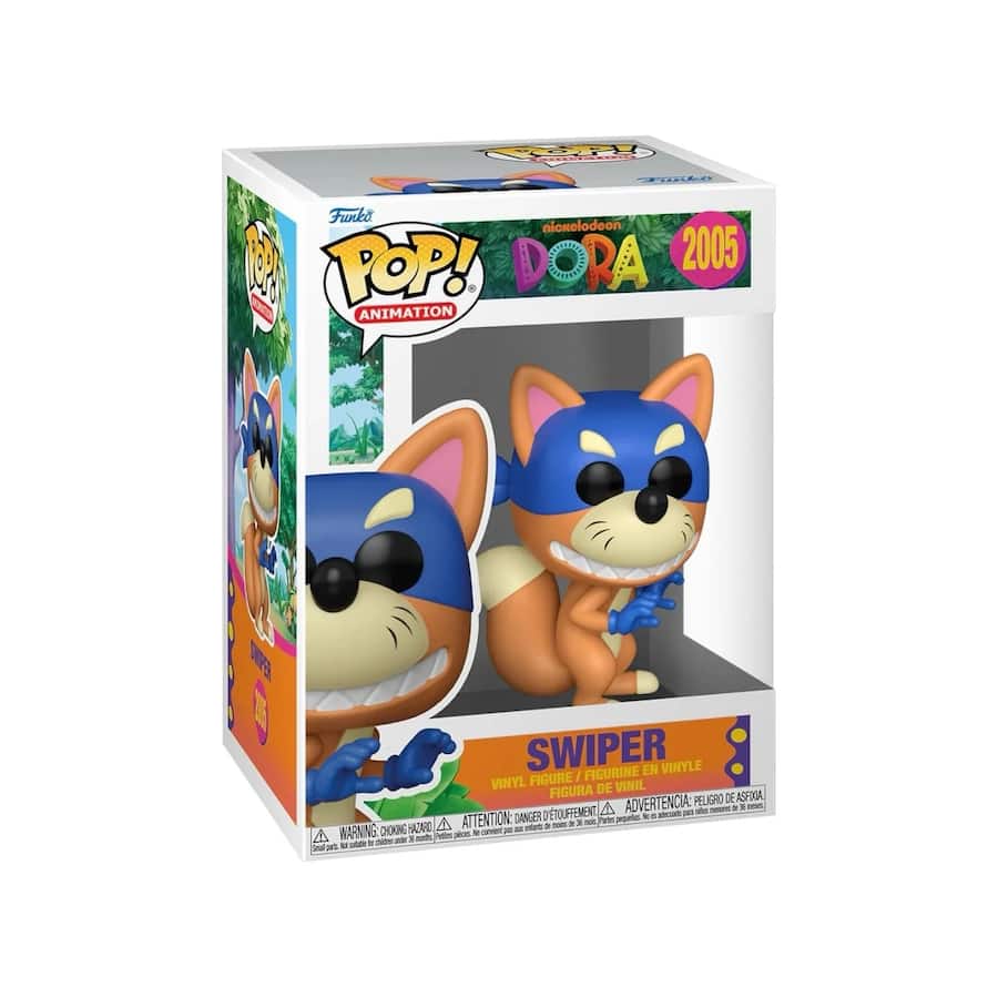 Funko Pop! Animation: Dora The Explorer - Swiper - Figura in Vinile da Collezione - Idea Regalo - Merchandising Ufficiale - Giocattoli per Bambini e Adulti - TV Fans - Figura per Funko Pop! Animation: Dora The Explorer - Swiper - Figura in Vinile da Collezione - Idea Regalo - Merchandising Ufficiale - Giocattoli per Bambini e Adulti - TV Fans - Figura per