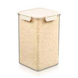 Sorbus - Airtight Food Storage Container- Stackable Pantry Canister with Secure Lid for Rice, Cereal, Flour, Pasta - Clear