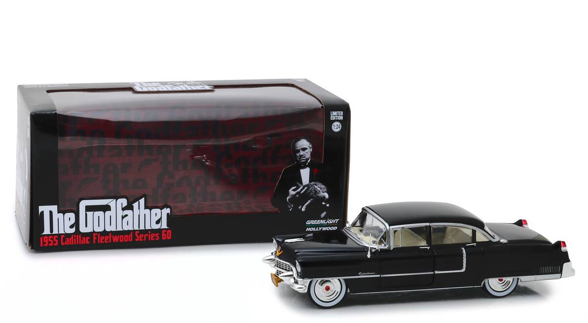 The Godfather  
1955 Cadillac Fleetwood Series 60  
Limited Edition 1:24  
Greenlight Hollywood