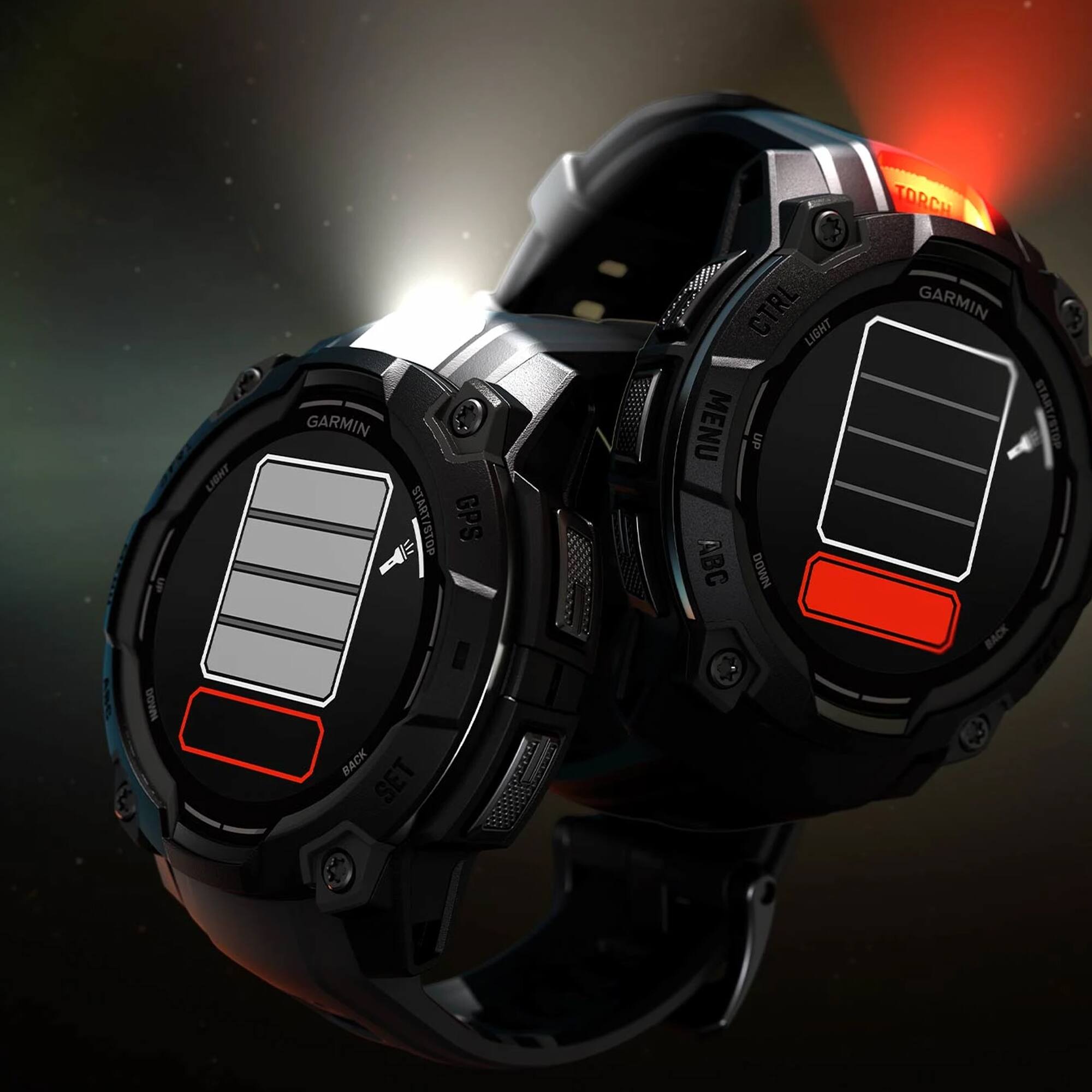 LIGHT  
GARMIN  
START  
GPS  
E  
START/STOP  
STOP  
CTRL  
LIGHT  
MENU  
ABC  
NM00  
TORCH  
GARMIN  
BACK  
START/STOP  
WADO  
BACK  
SET