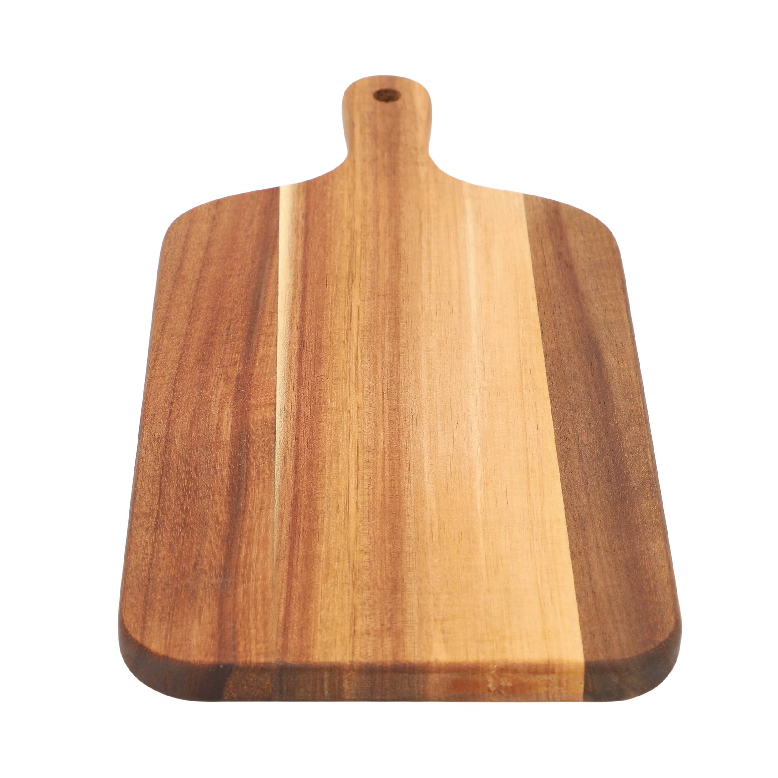 Alt View 3. MegaChef - MegaChef 11.5 Inch Acacia Wood Charcuterie Cheese Board - Brown.