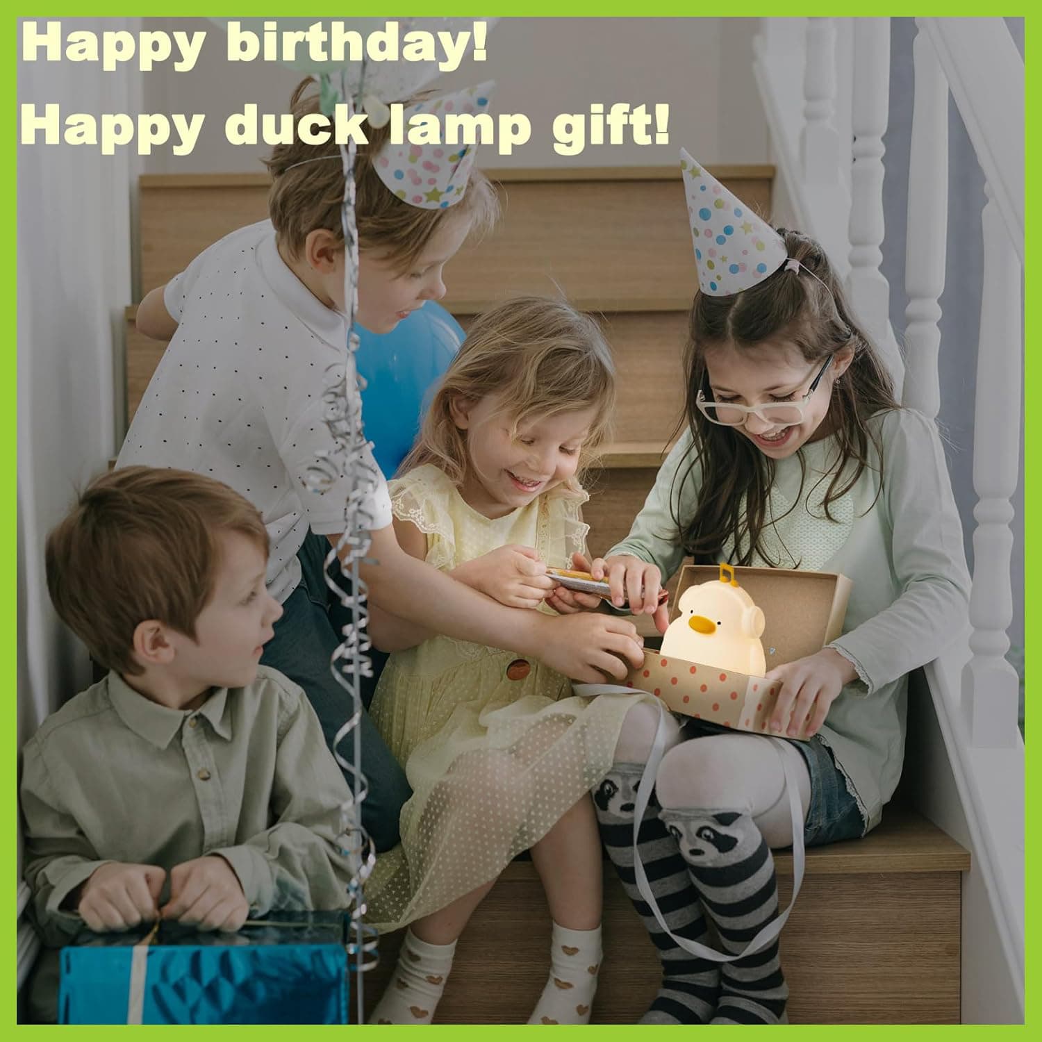 Happy birthday!  
Happy duck lamp gift!