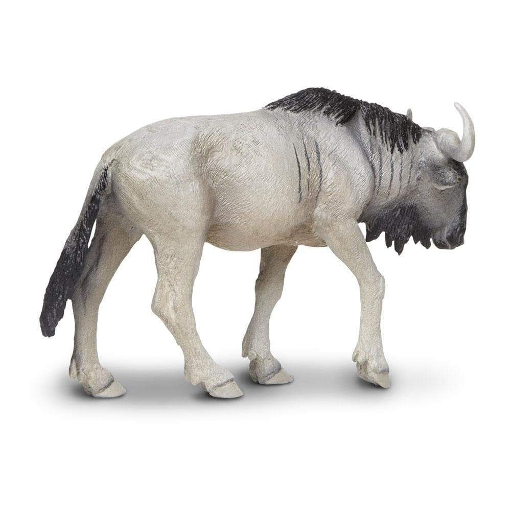 Back. Safari Ltd. - Blue Wildebeest Toy Figurine.