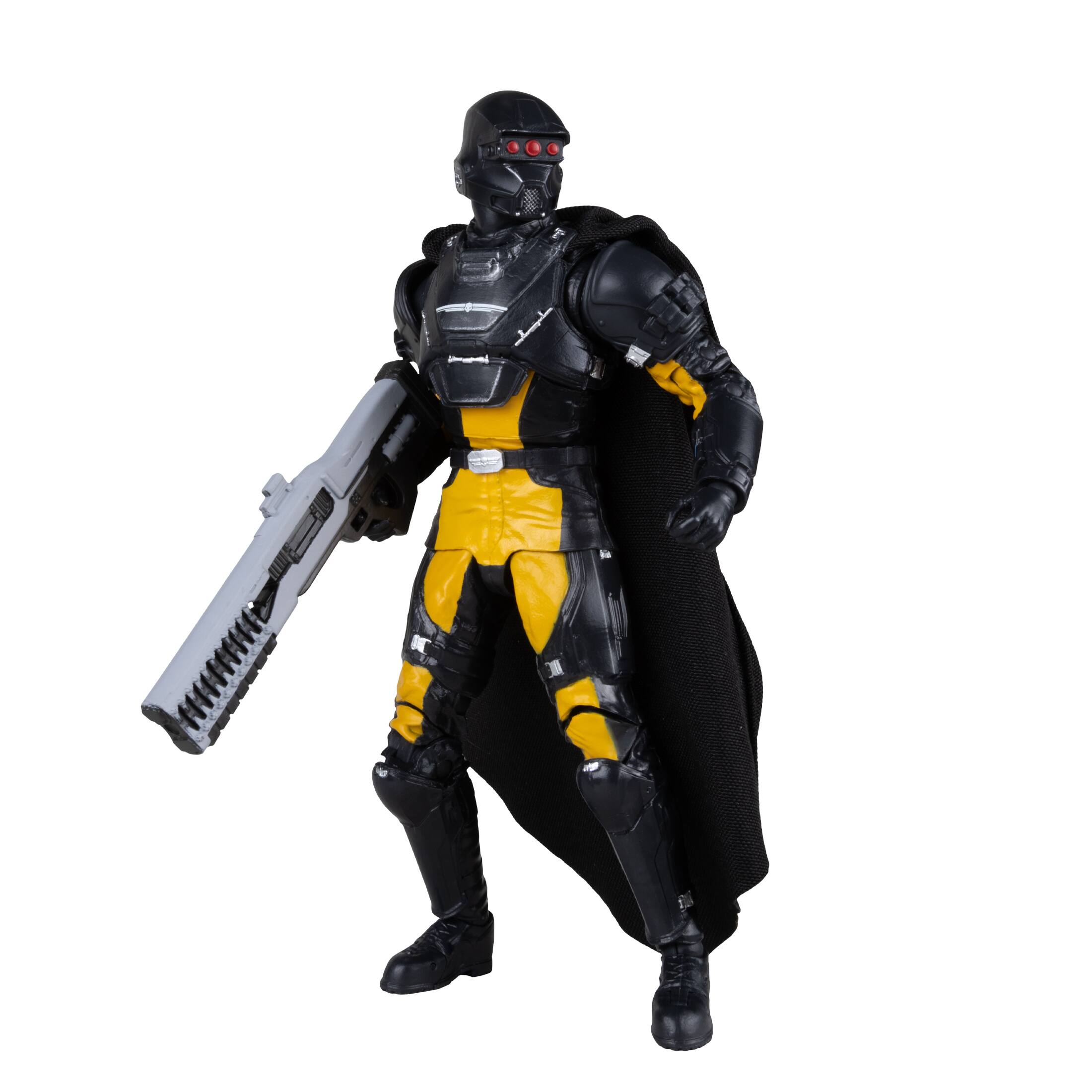Angle. McFarlane Toys - Helldivers 2 SA-04 Combat Technician 7.2" Action Figure - McFarlane Elite Edition #14.