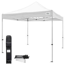 Caravan Canopy - TitanShade 10 x 10 Steel Frame Portable Instant Canopy Kit - White