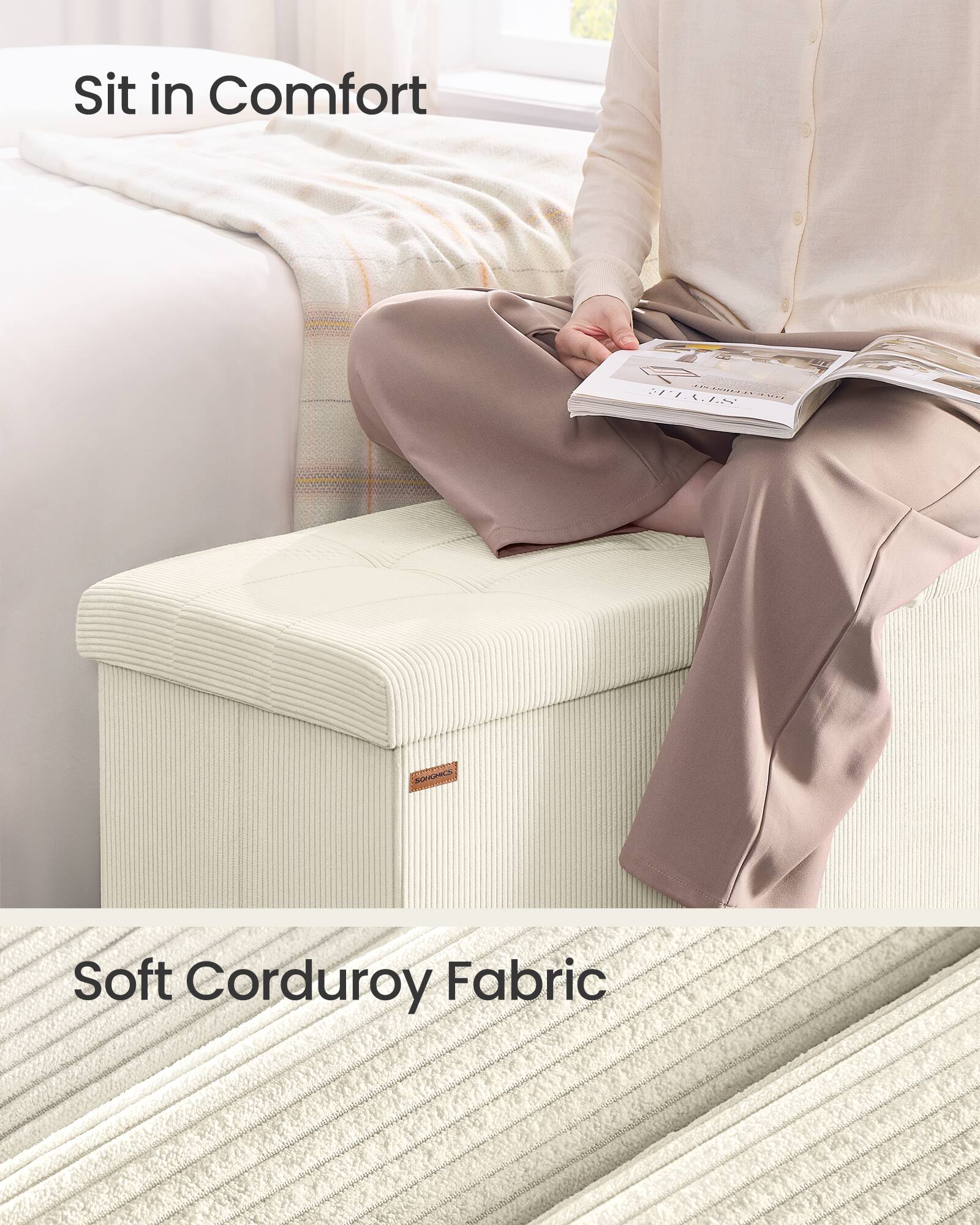 Sit in Comfort

Soft Corduroy Fabric