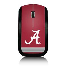 Front. Keyscaper - Alabama Crimson Tide Stripe Design Wireless Mouse - Multicolor.