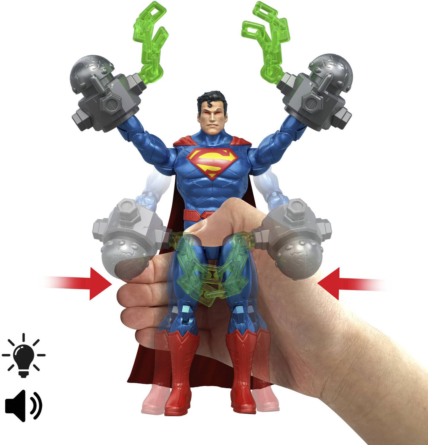Alt View 4. Mattel - DC Premiere Heat Vision Superman Action Figure with Lights & Sound   - COLLECTIBLES - Multicolor.