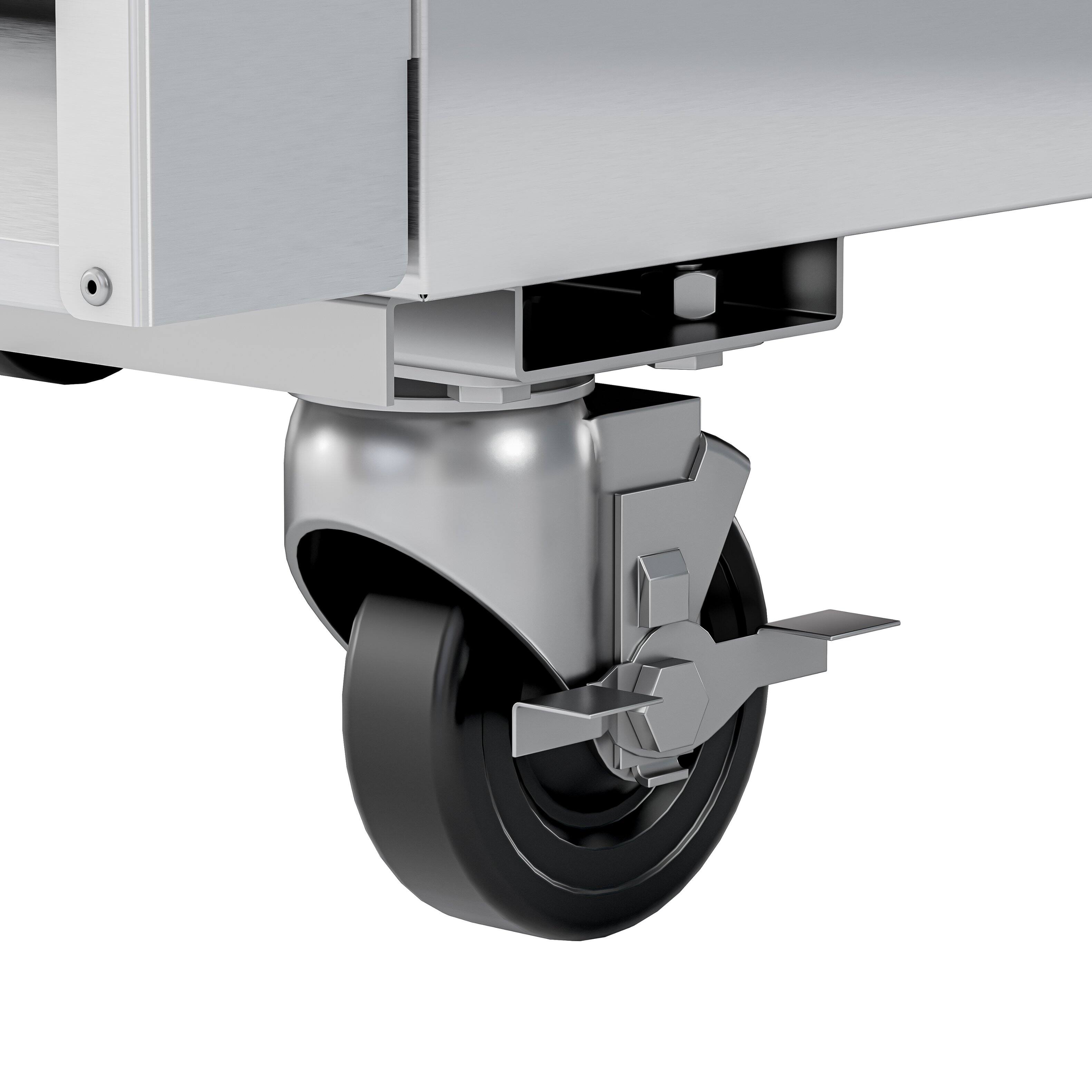 Alt View 10. Koolmore - 29 in. One-Door Reach-In Refrigerator - 15.5 Cu Ft. RIR-1D-SS-19C - Stainless-Steel.