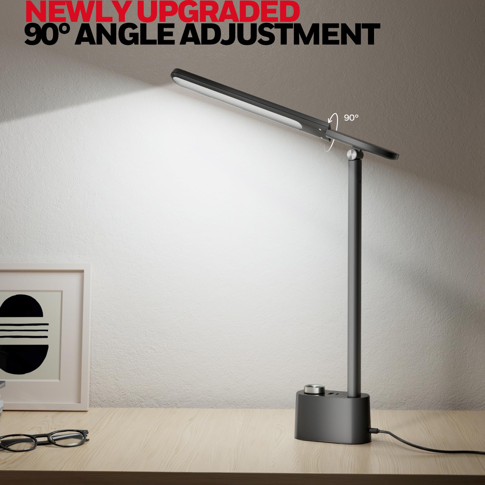 NEWLY UPGRADED  
90° ANGLE ADJUSTMENT